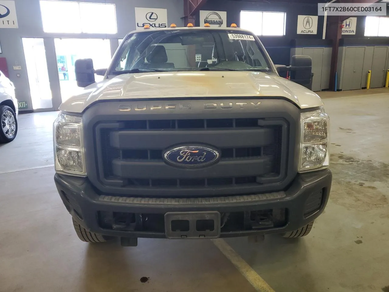 2012 Ford F250 Super Duty VIN: 1FT7X2B60CED03164 Lot: 53988174