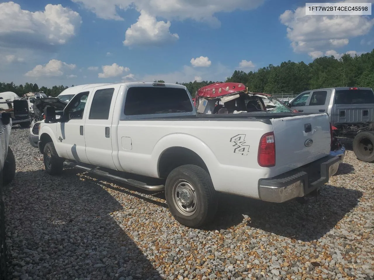 2012 Ford F250 Super Duty VIN: 1FT7W2BT4CEC45598 Lot: 58619224