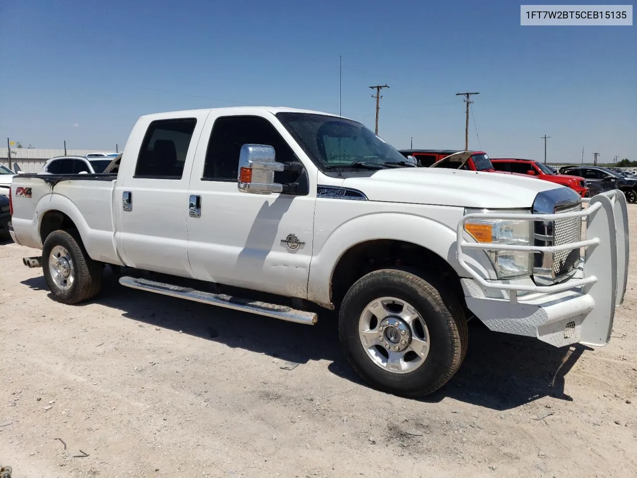 2012 Ford F250 Super Duty VIN: 1FT7W2BT5CEB15135 Lot: 62761674