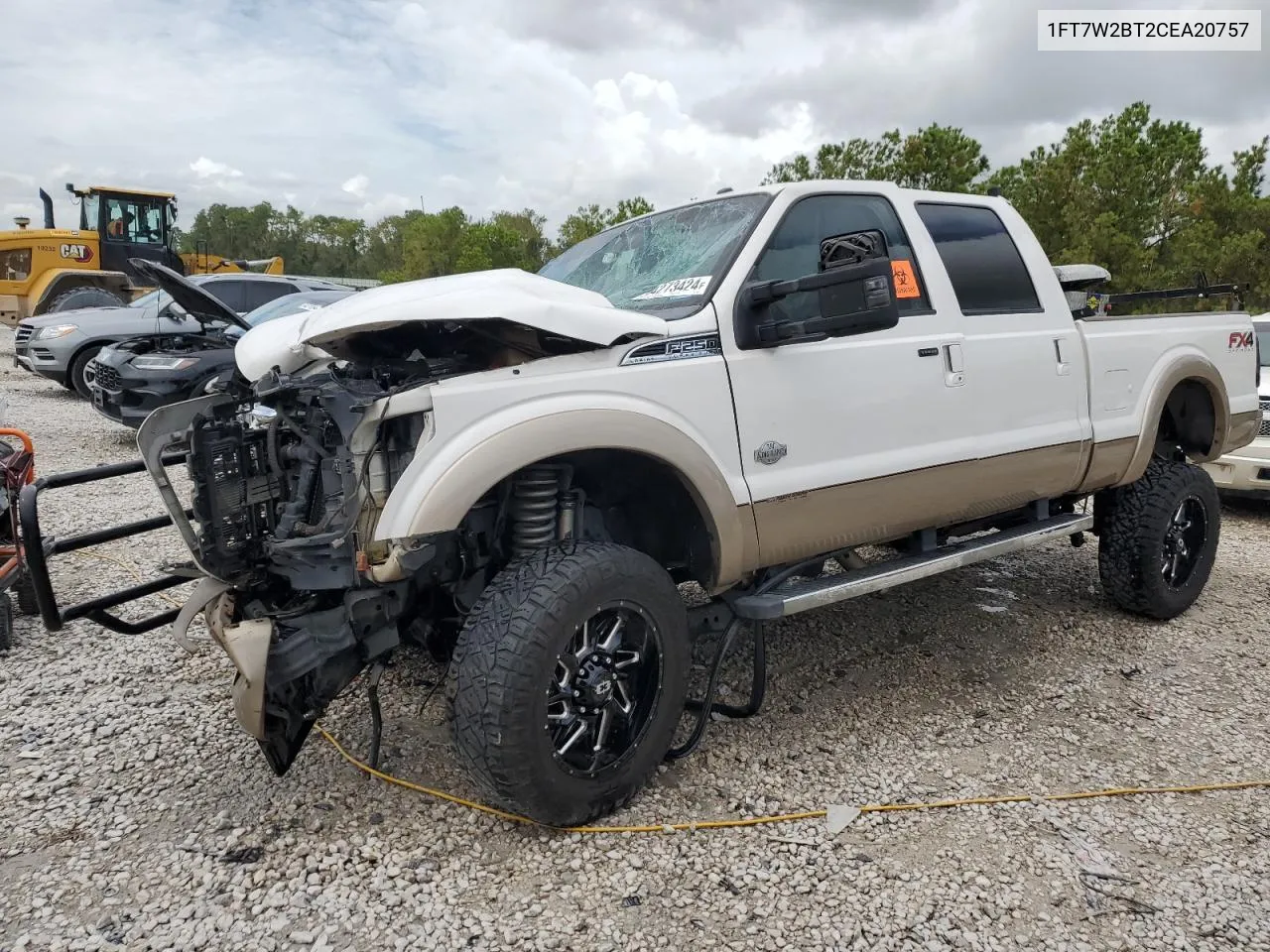 2012 Ford F250 Super Duty VIN: 1FT7W2BT2CEA20757 Lot: 64273424