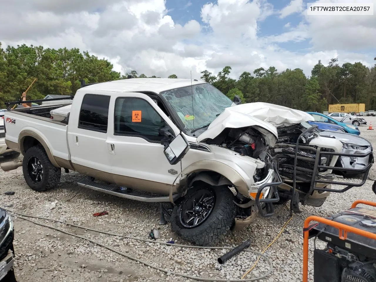 2012 Ford F250 Super Duty VIN: 1FT7W2BT2CEA20757 Lot: 64273424