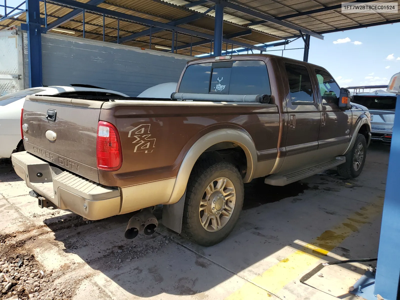 2012 Ford F250 Super Duty VIN: 1FT7W2BT8CEC01524 Lot: 67072434