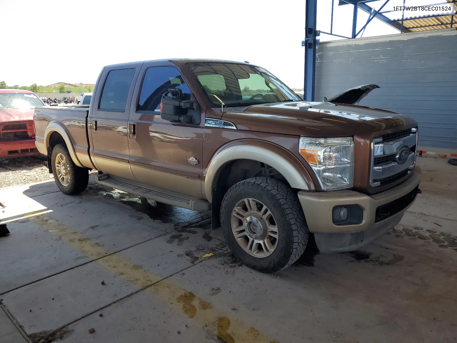 2012 Ford F250 Super Duty VIN: 1FT7W2BT8CEC01524 Lot: 67072434