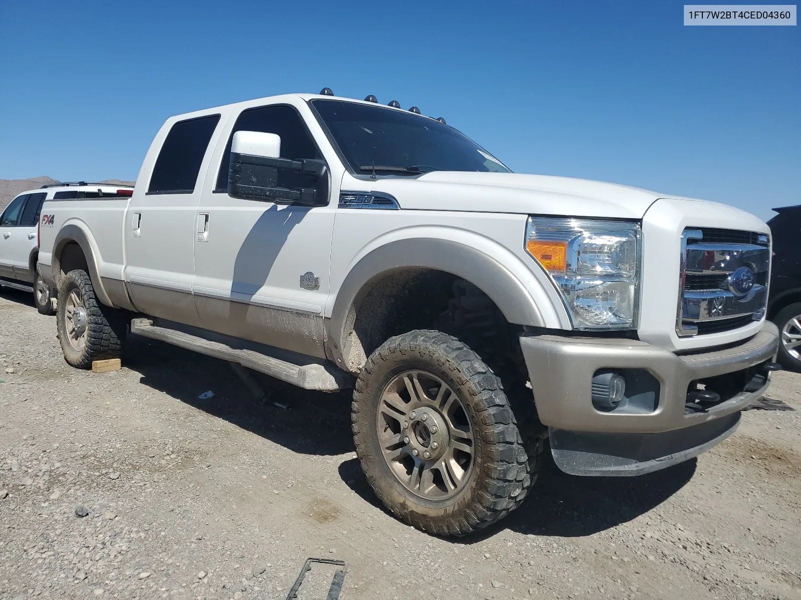 2012 Ford F250 Super Duty VIN: 1FT7W2BT4CED04360 Lot: 67767374