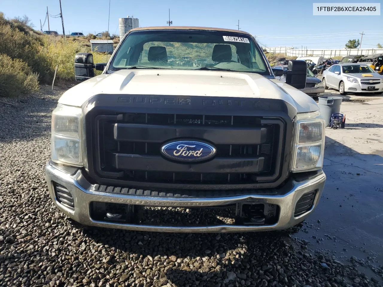 2012 Ford F250 Super Duty VIN: 1FTBF2B6XCEA29405 Lot: 69875414