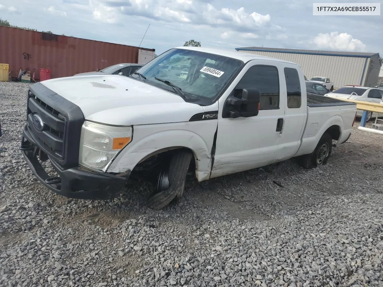 2012 Ford F250 Super Duty VIN: 1FT7X2A69CEB55517 Lot: 69948544