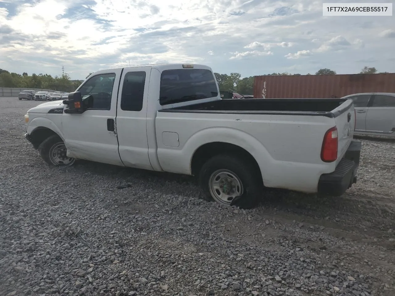 1FT7X2A69CEB55517 2012 Ford F250 Super Duty