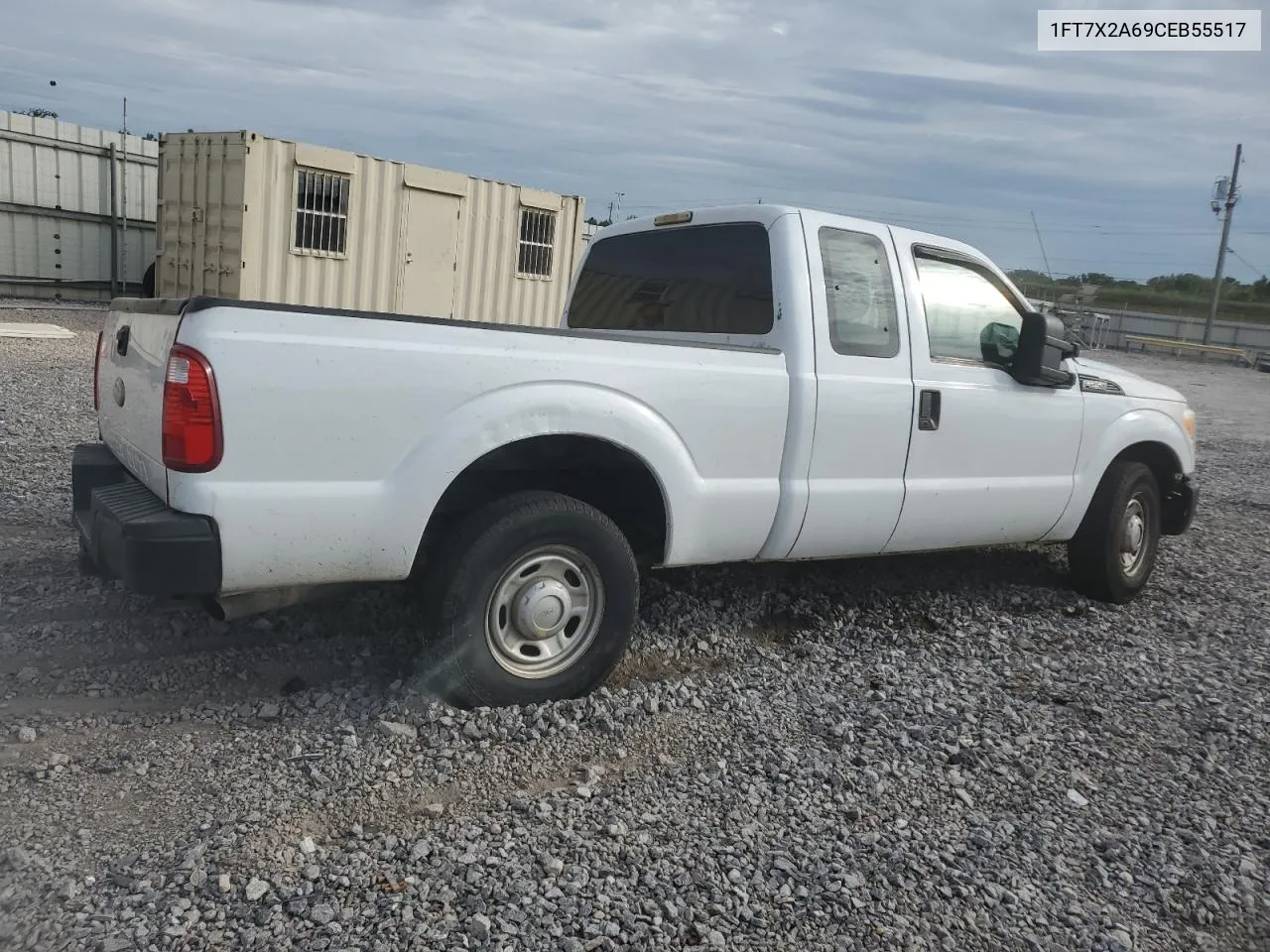 2012 Ford F250 Super Duty VIN: 1FT7X2A69CEB55517 Lot: 69948544