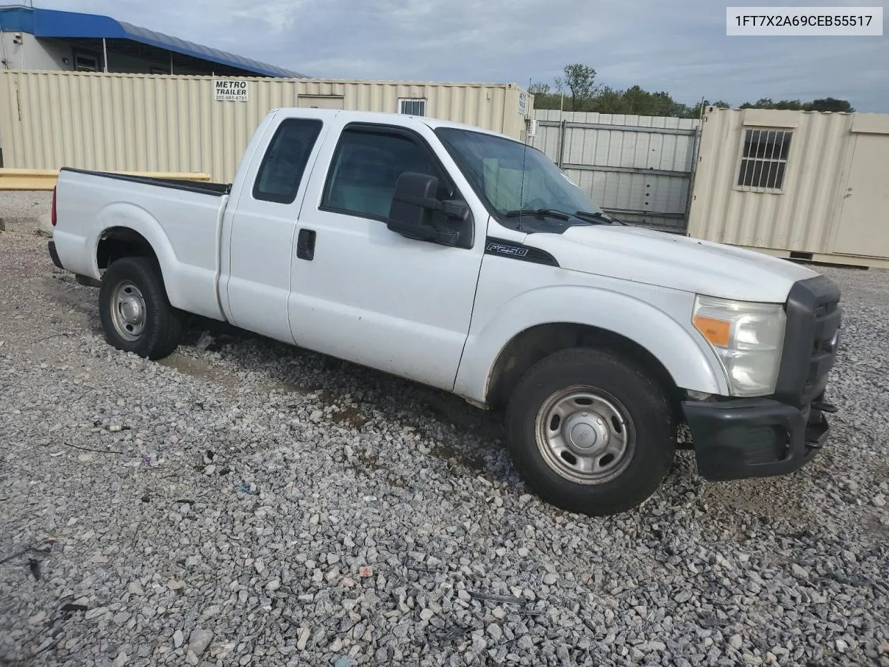 2012 Ford F250 Super Duty VIN: 1FT7X2A69CEB55517 Lot: 69948544