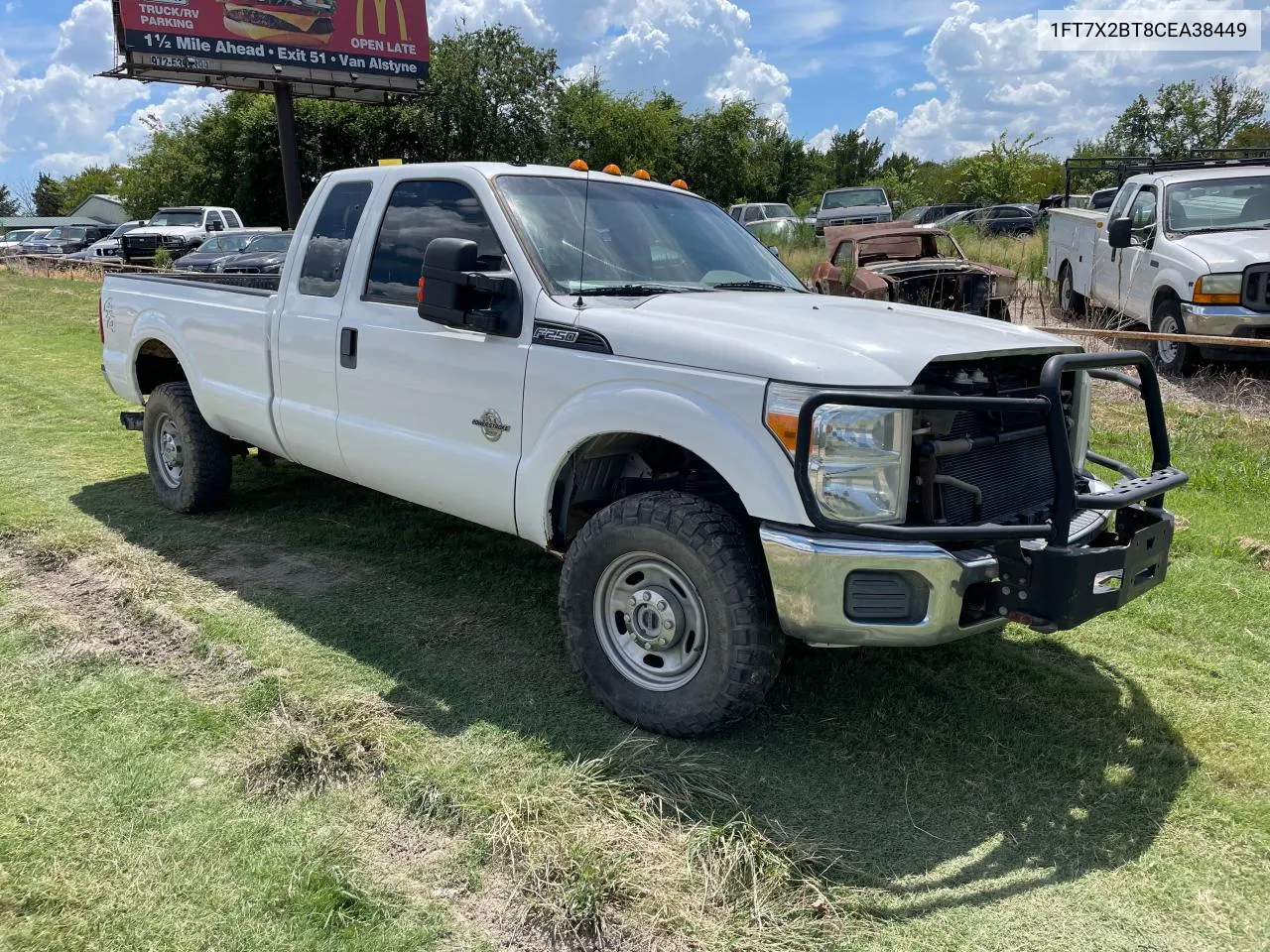 1FT7X2BT8CEA38449 2012 Ford F250 Super Duty