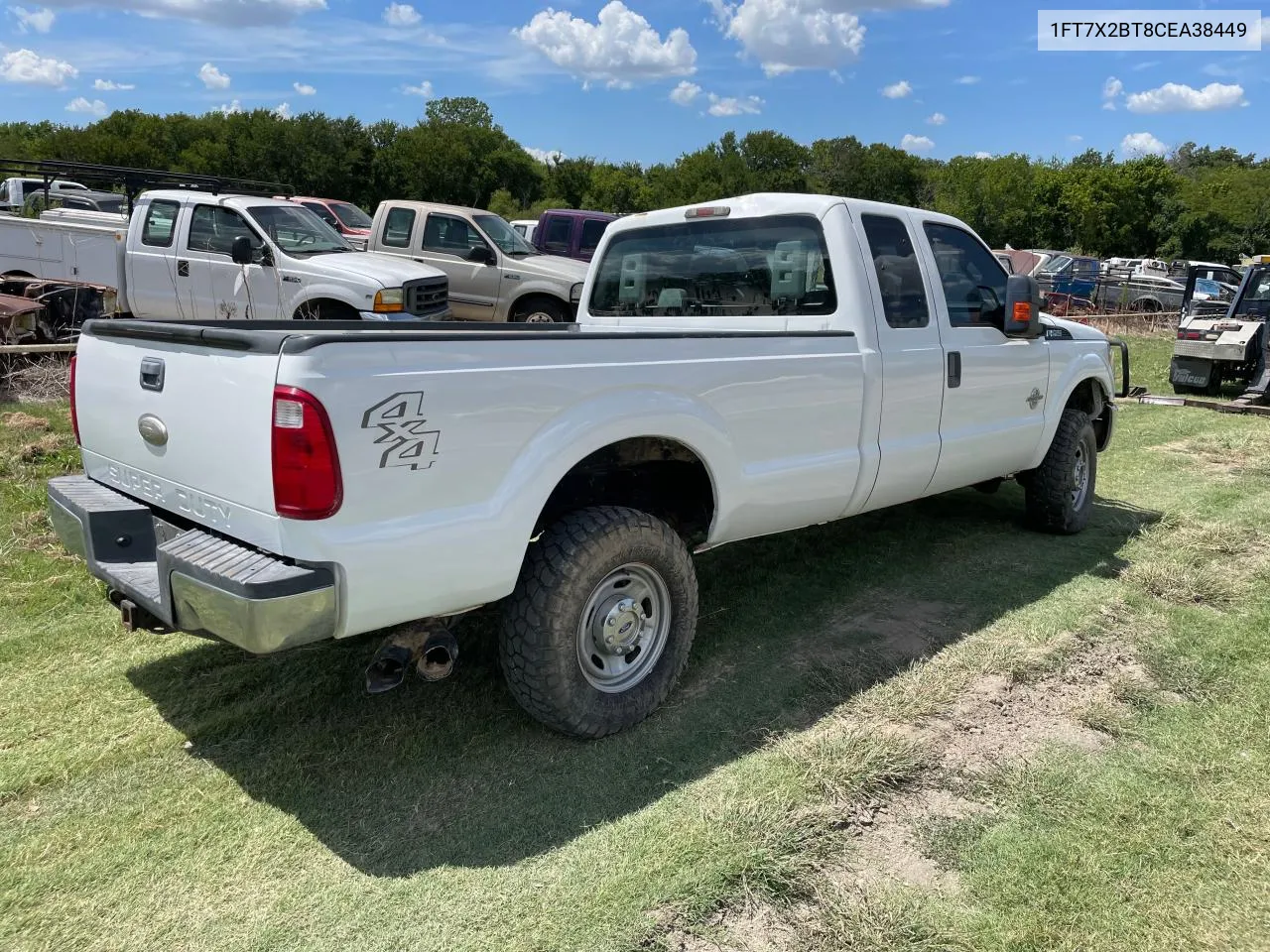 2012 Ford F250 Super Duty VIN: 1FT7X2BT8CEA38449 Lot: 70497014