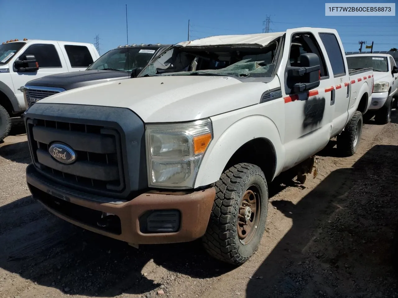 2012 Ford F250 Super Duty VIN: 1FT7W2B60CEB58873 Lot: 71059514