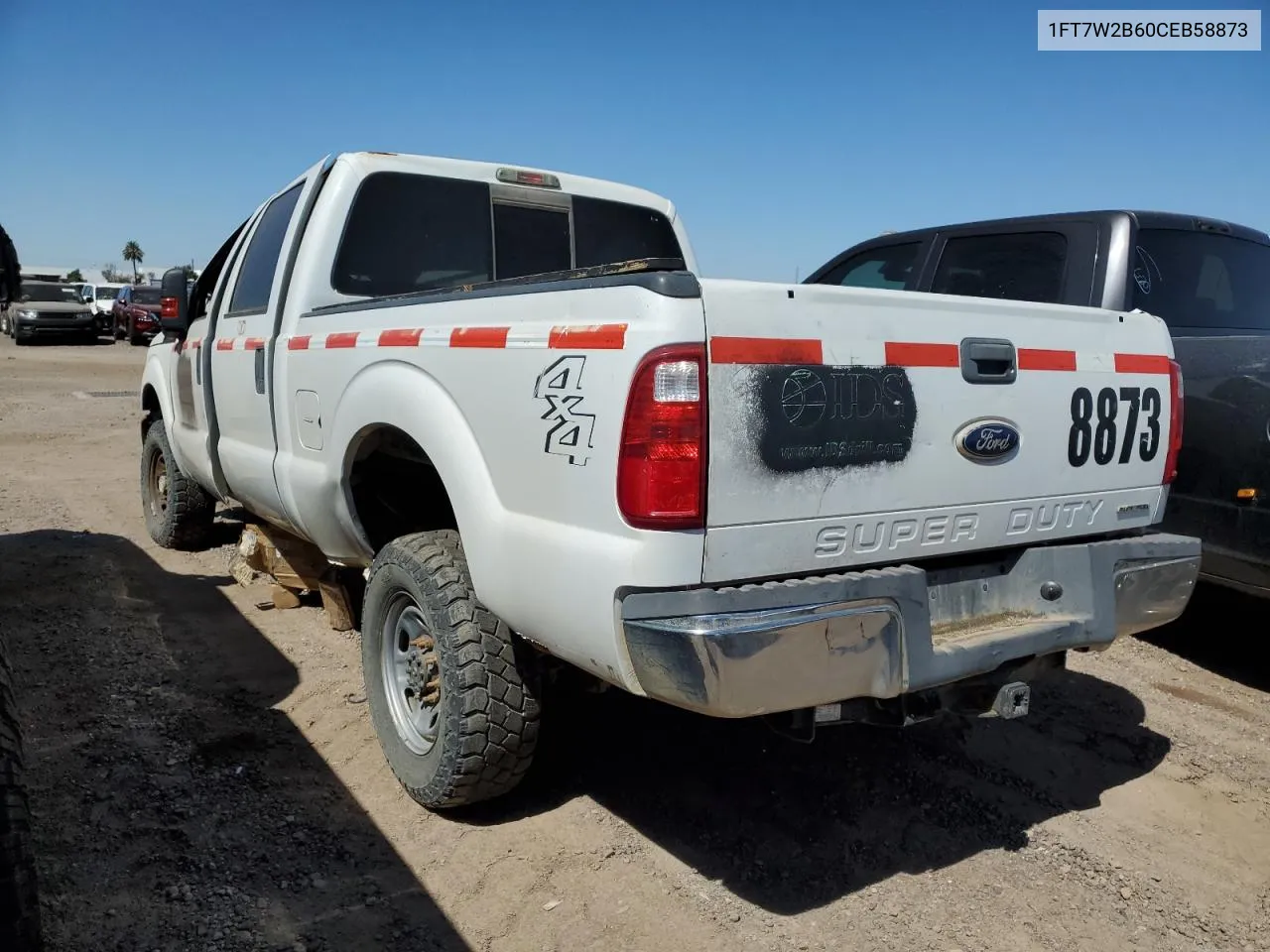 2012 Ford F250 Super Duty VIN: 1FT7W2B60CEB58873 Lot: 71059514