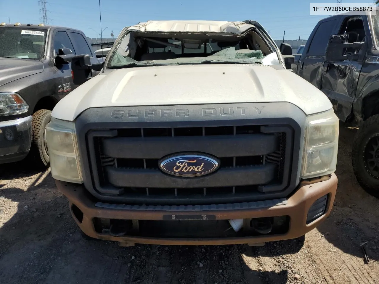 2012 Ford F250 Super Duty VIN: 1FT7W2B60CEB58873 Lot: 71059514