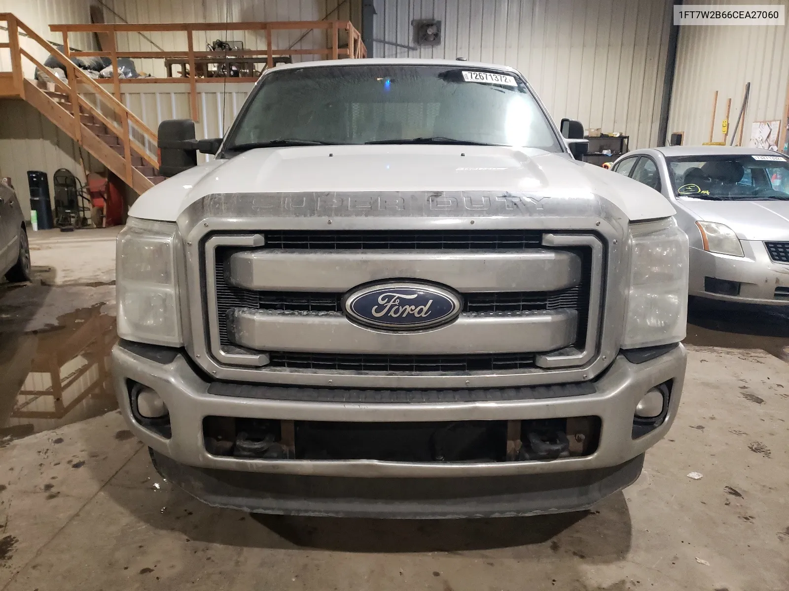 2012 Ford F250 Super Duty VIN: 1FT7W2B66CEA27060 Lot: 72671372