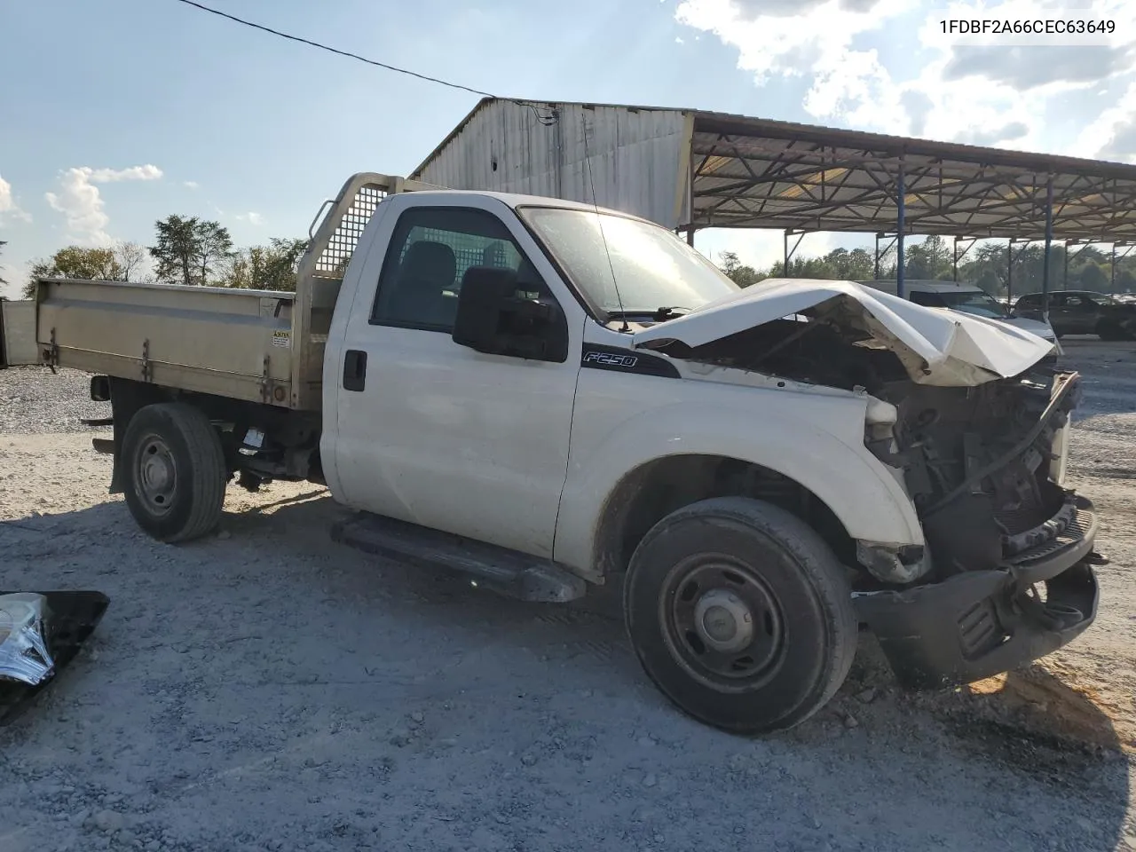 2012 Ford F250 Super Duty VIN: 1FDBF2A66CEC63649 Lot: 72894434