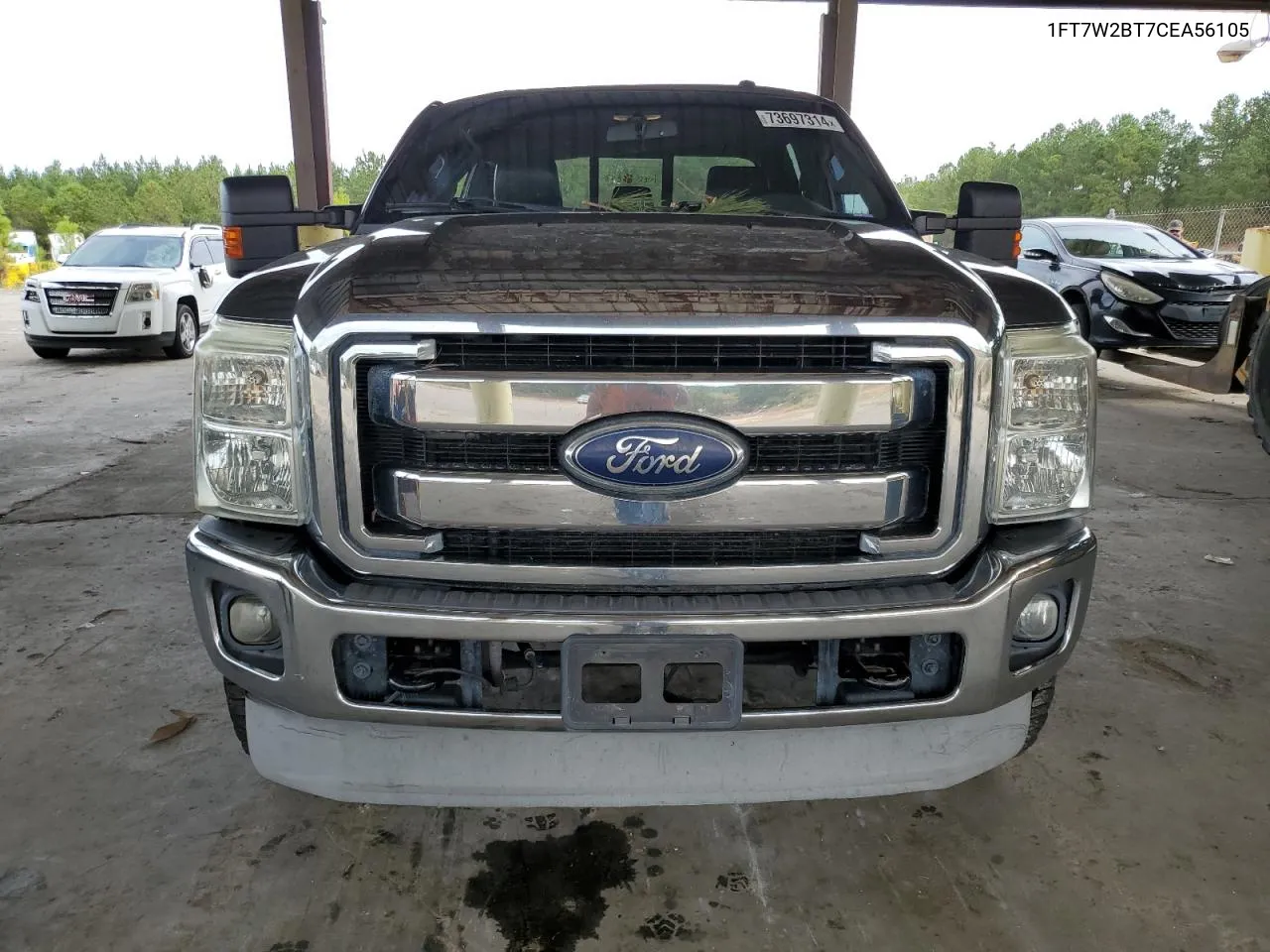 2012 Ford F250 Super Duty VIN: 1FT7W2BT7CEA56105 Lot: 73697314