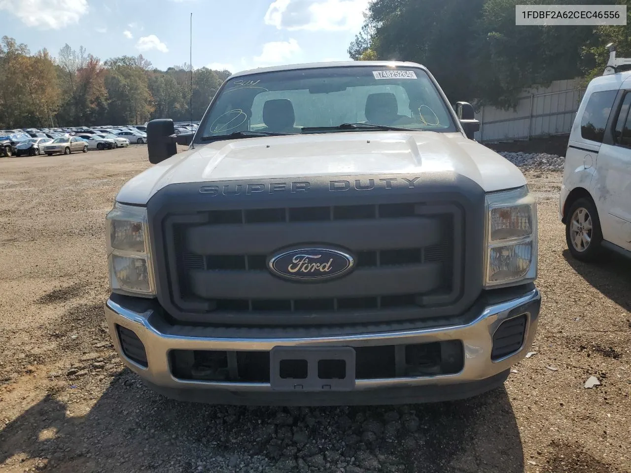 2012 Ford F250 Super Duty VIN: 1FDBF2A62CEC46556 Lot: 74825264