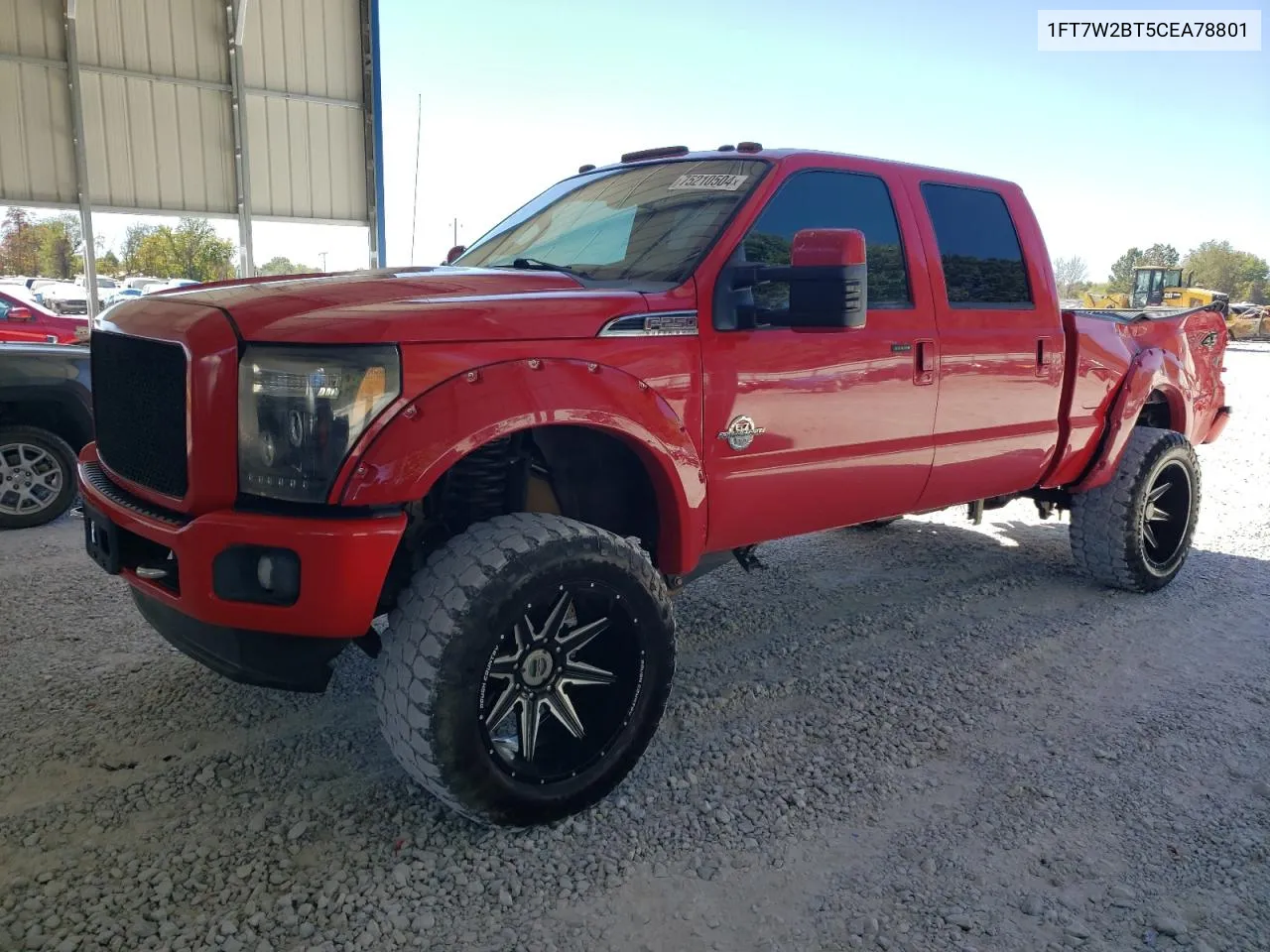 2012 Ford F250 Super Duty VIN: 1FT7W2BT5CEA78801 Lot: 75210504