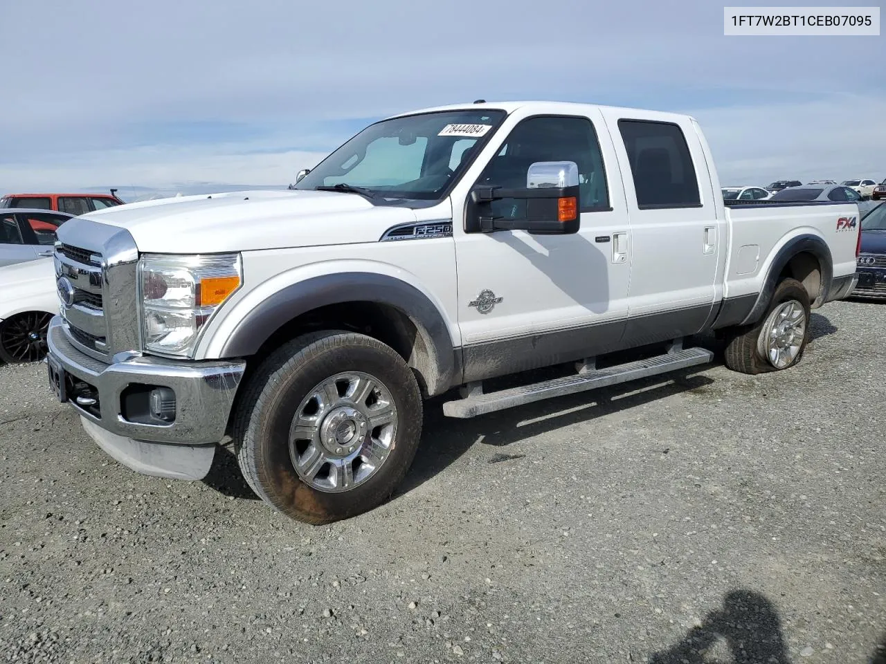 2012 Ford F250 Super Duty VIN: 1FT7W2BT1CEB07095 Lot: 78444084