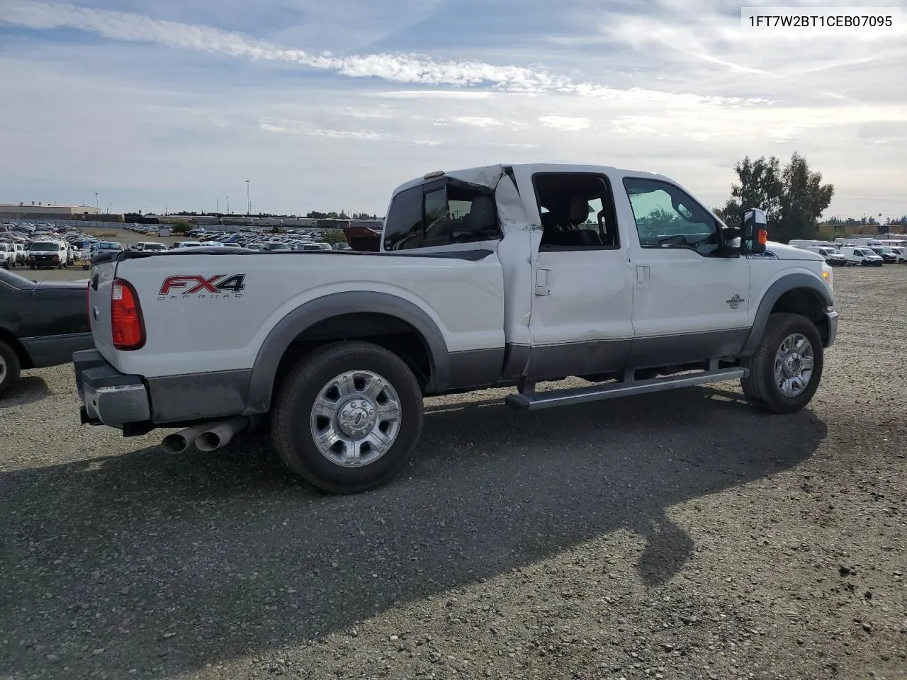 2012 Ford F250 Super Duty VIN: 1FT7W2BT1CEB07095 Lot: 78444084