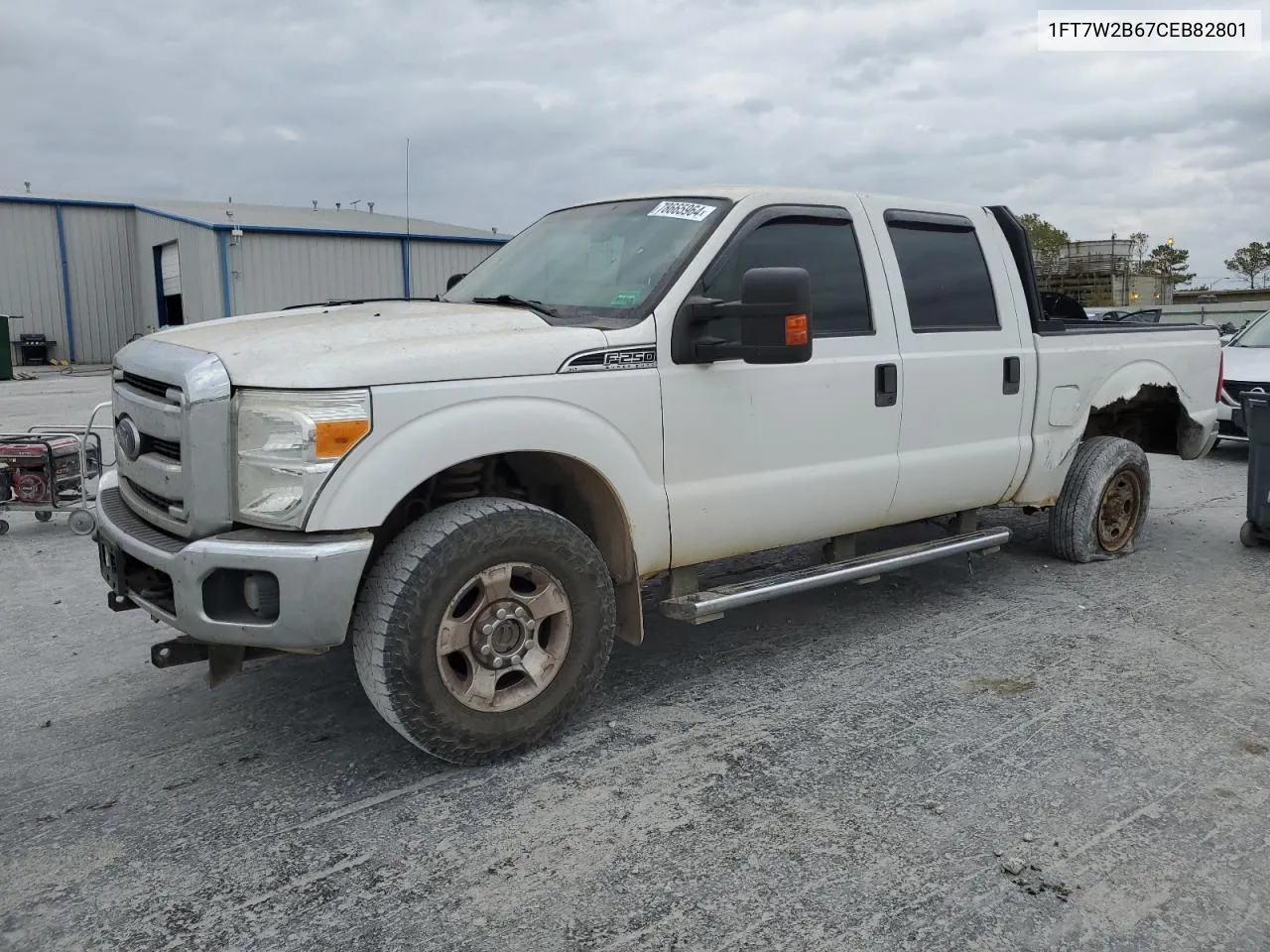 2012 Ford F250 Super Duty VIN: 1FT7W2B67CEB82801 Lot: 78665964