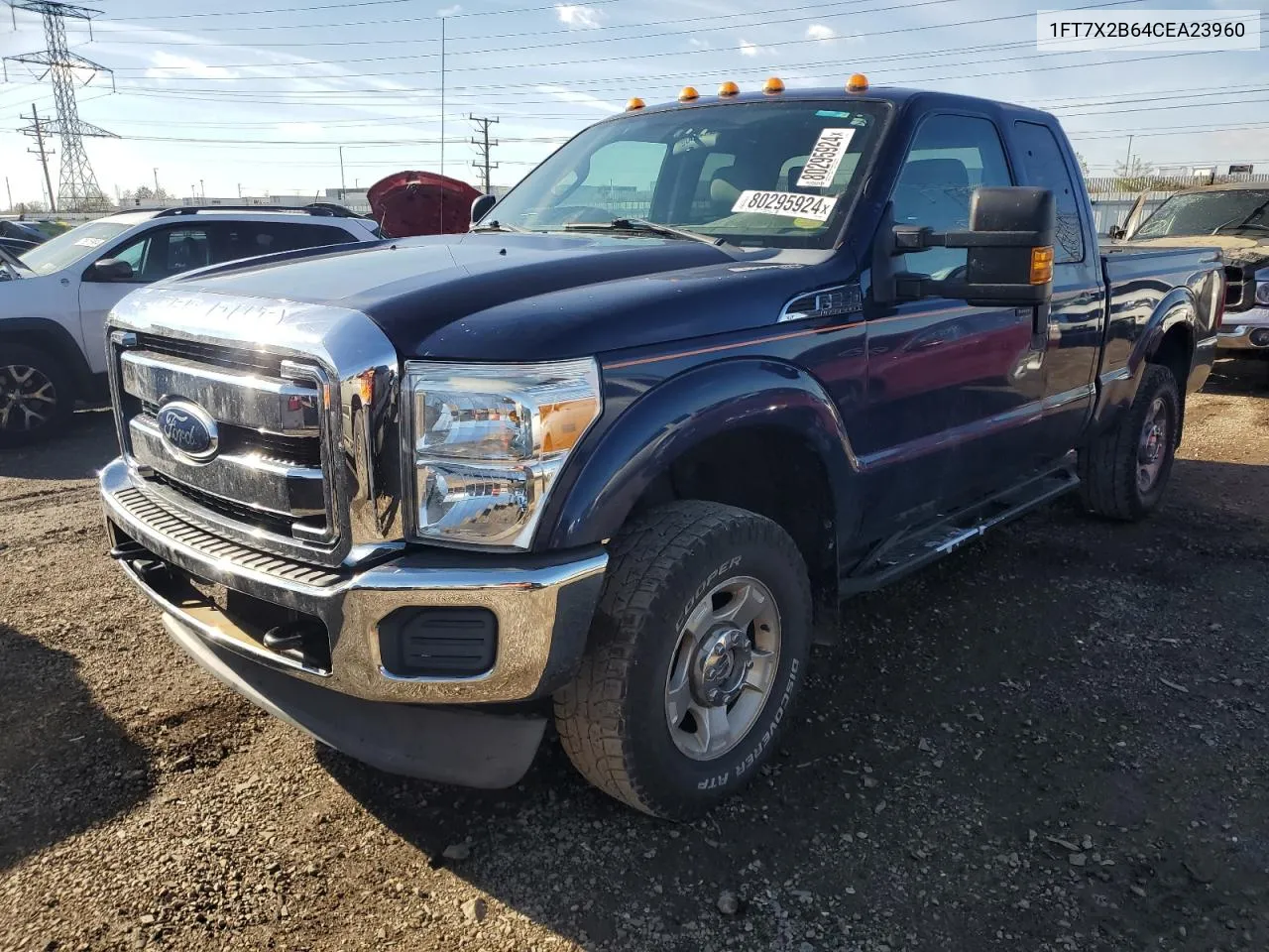 2012 Ford F250 Super Duty VIN: 1FT7X2B64CEA23960 Lot: 80295924