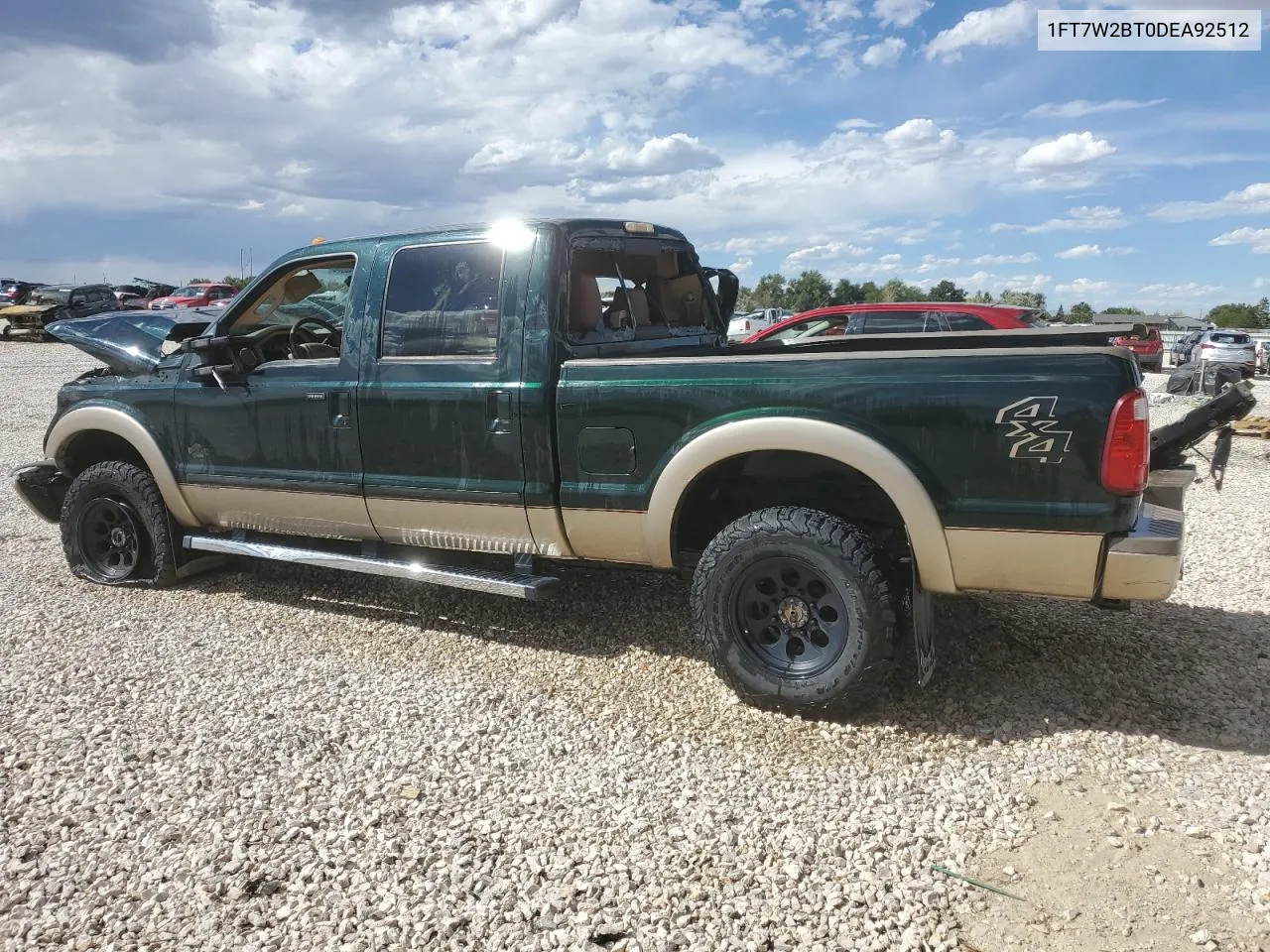 2013 Ford F250 Super Duty VIN: 1FT7W2BT0DEA92512 Lot: 61697644