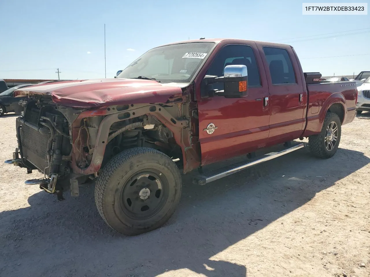 2013 Ford F250 Super Duty VIN: 1FT7W2BTXDEB33423 Lot: 71282654