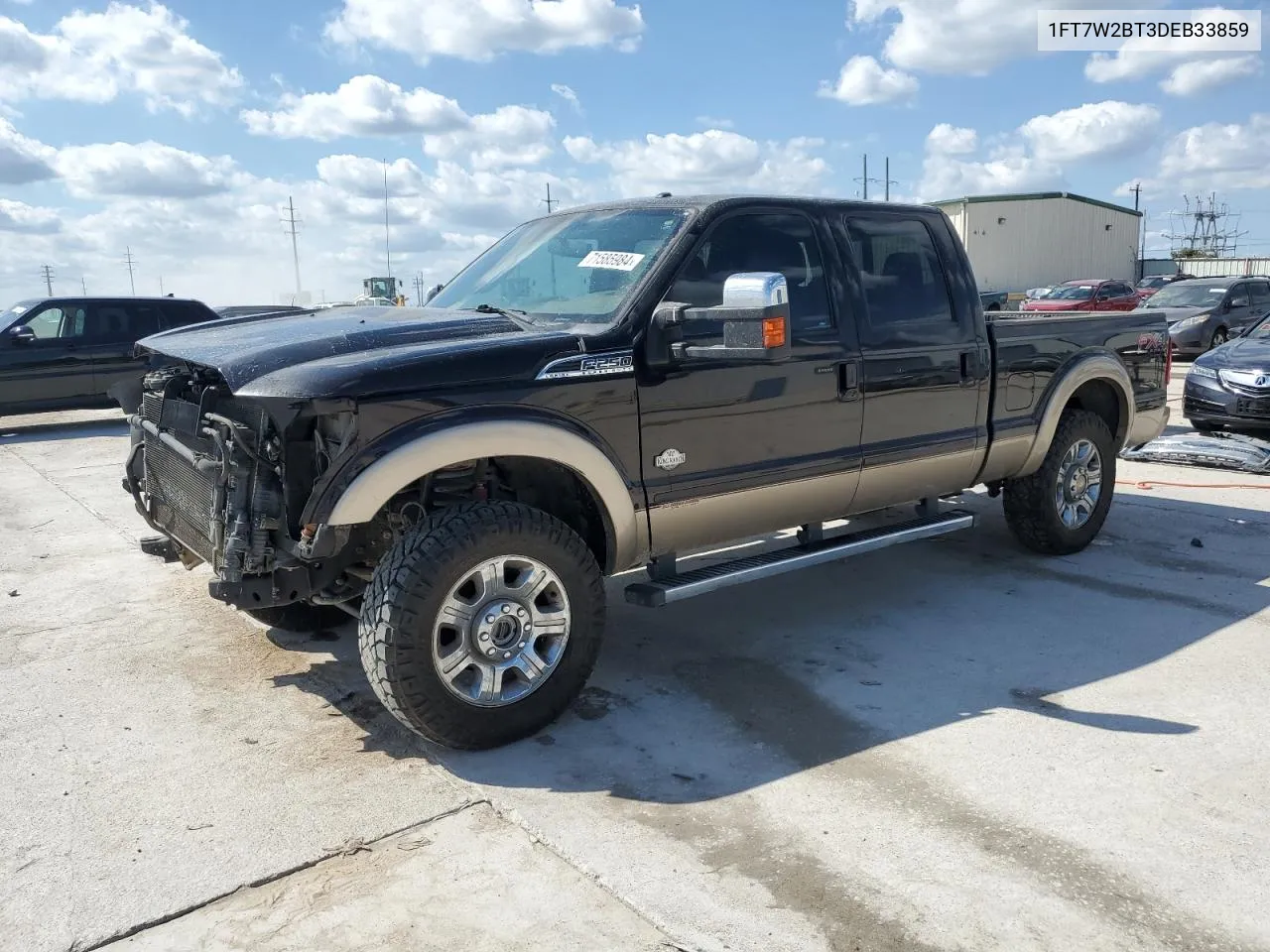 2013 Ford F250 Super Duty VIN: 1FT7W2BT3DEB33859 Lot: 71585984