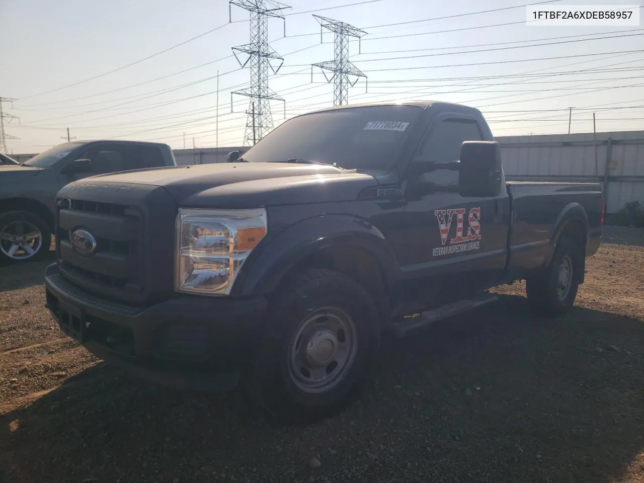 1FTBF2A6XDEB58957 2013 Ford F250 Super Duty