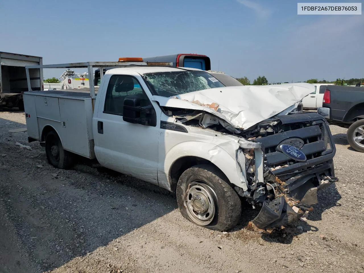 2013 Ford F250 Super Duty VIN: 1FDBF2A67DEB76053 Lot: 71851254