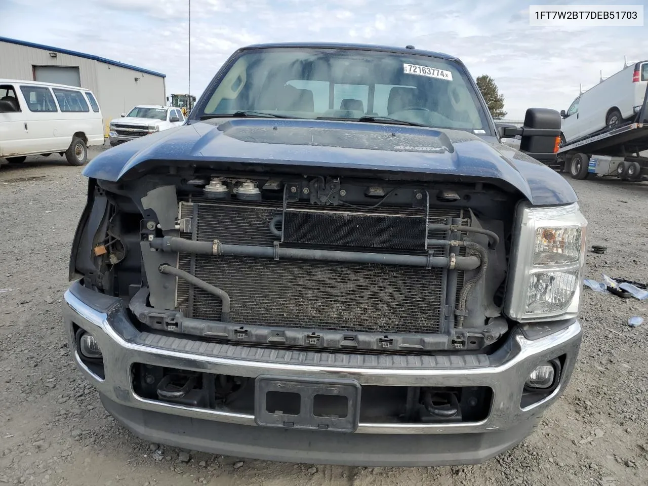 2013 Ford F250 Super Duty VIN: 1FT7W2BT7DEB51703 Lot: 72163774