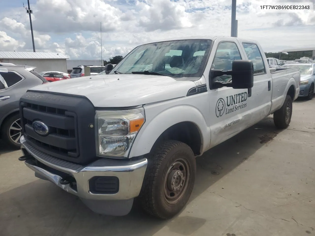 2013 Ford F250 Super Duty VIN: 1FT7W2B69DEB22343 Lot: 74575294