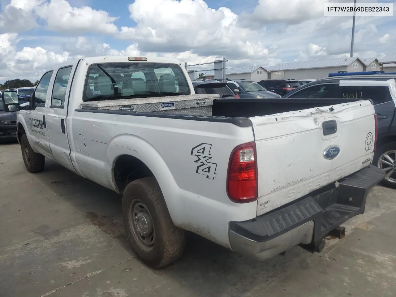 2013 Ford F250 Super Duty VIN: 1FT7W2B69DEB22343 Lot: 74575294