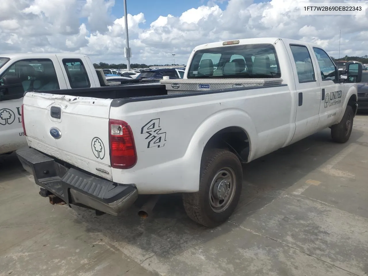 2013 Ford F250 Super Duty VIN: 1FT7W2B69DEB22343 Lot: 74575294