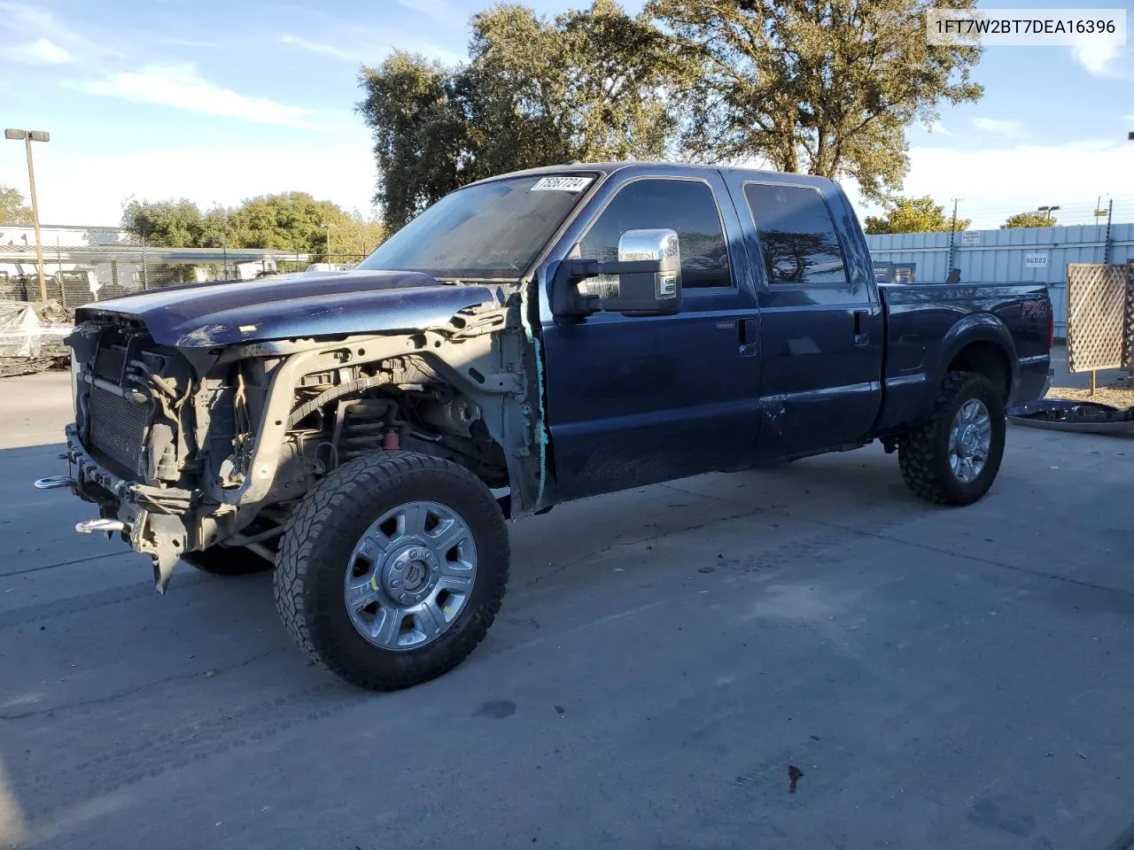 2013 Ford F250 Super Duty VIN: 1FT7W2BT7DEA16396 Lot: 75267724