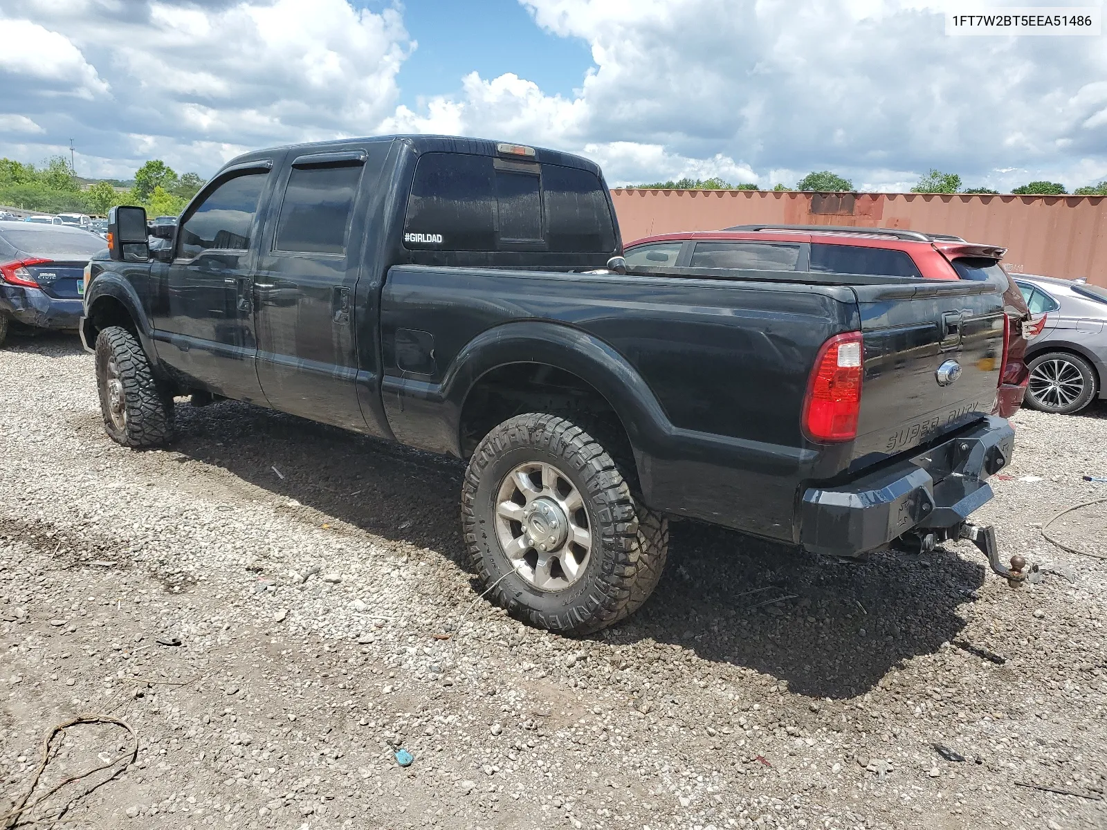 2014 Ford F250 Super Duty VIN: 1FT7W2BT5EEA51486 Lot: 55016724