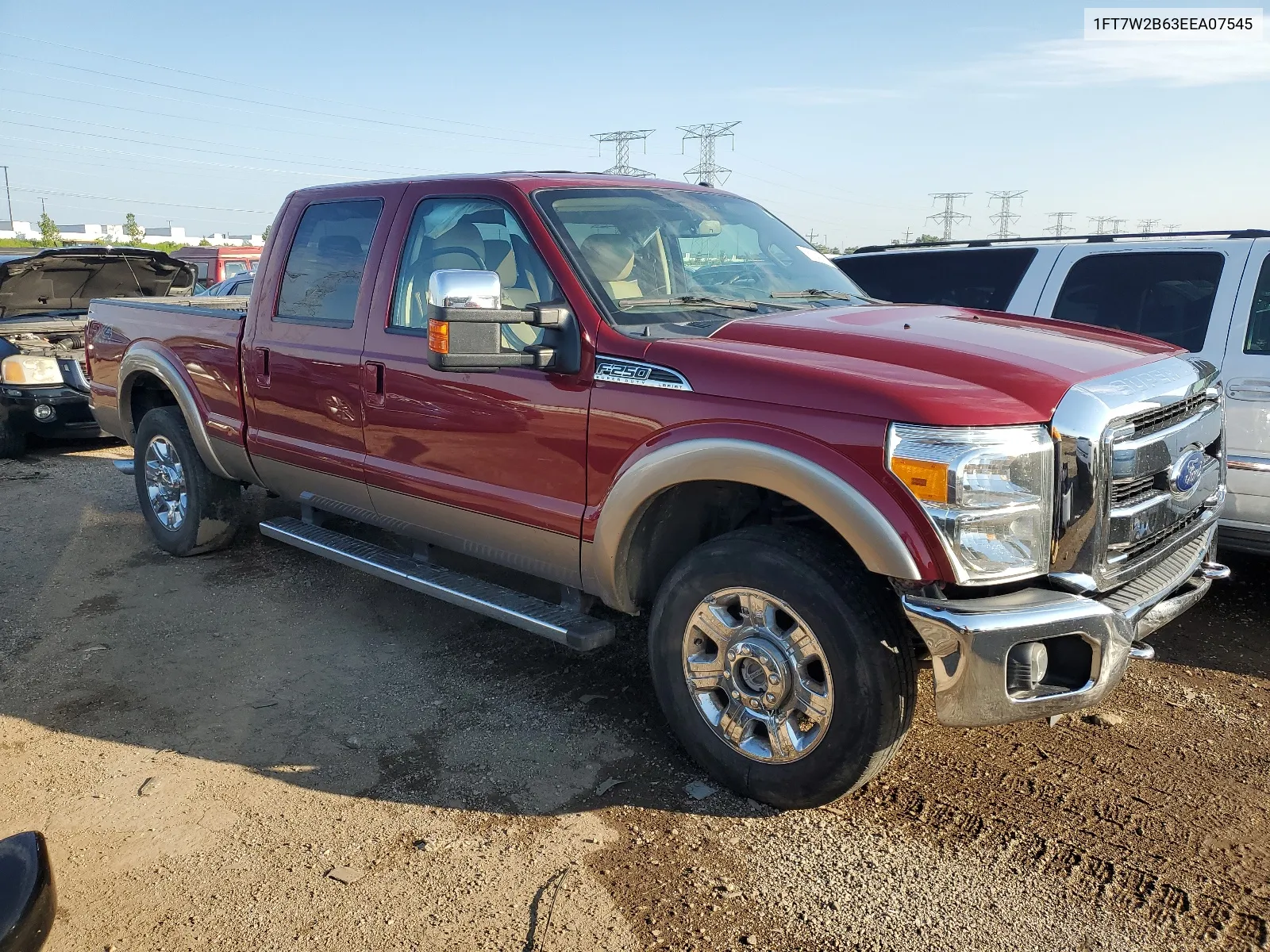 2014 Ford F250 Super Duty VIN: 1FT7W2B63EEA07545 Lot: 61943914