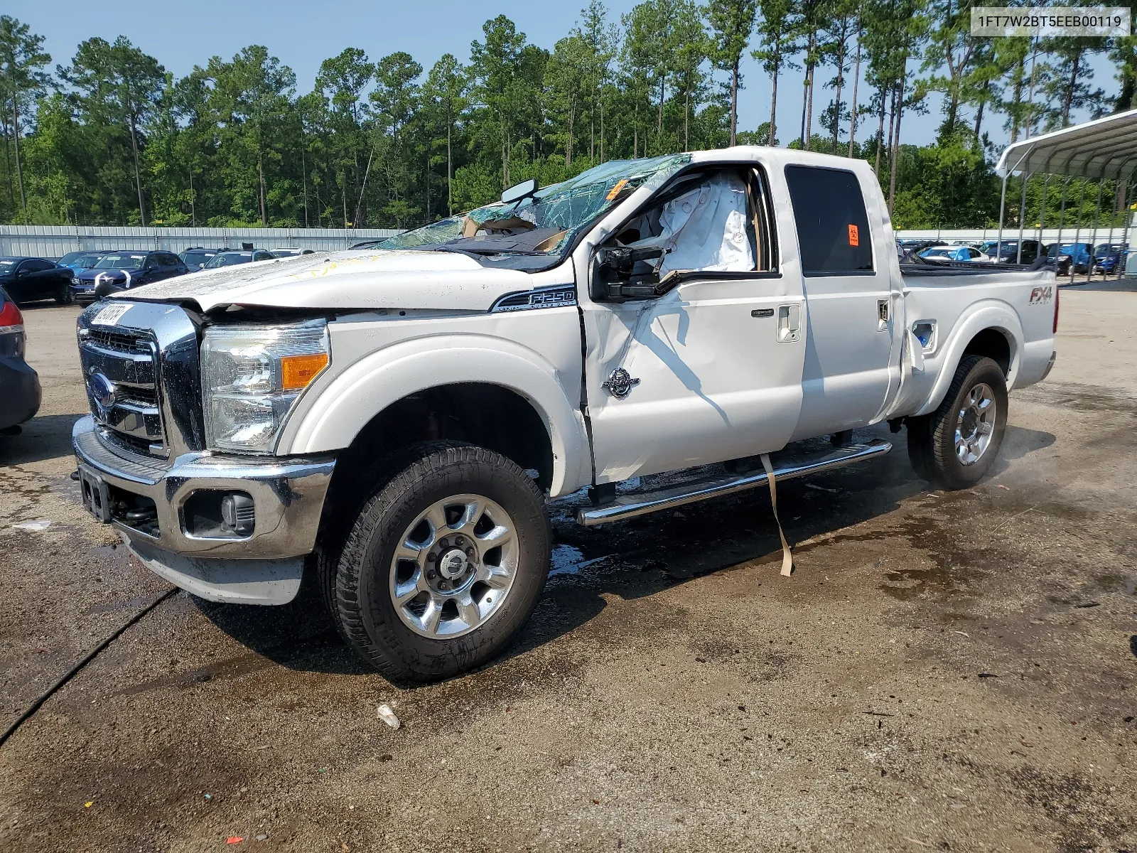 2014 Ford F250 Super Duty VIN: 1FT7W2BT5EEB00119 Lot: 62436754