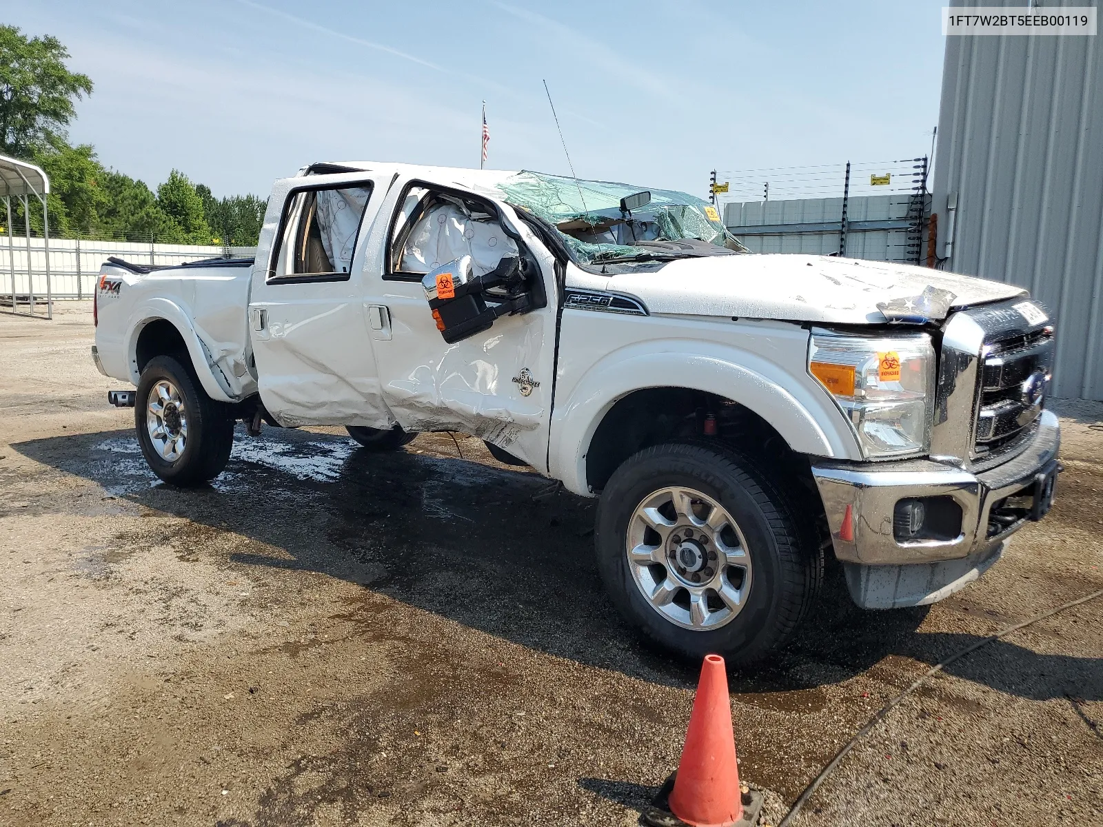 2014 Ford F250 Super Duty VIN: 1FT7W2BT5EEB00119 Lot: 62436754