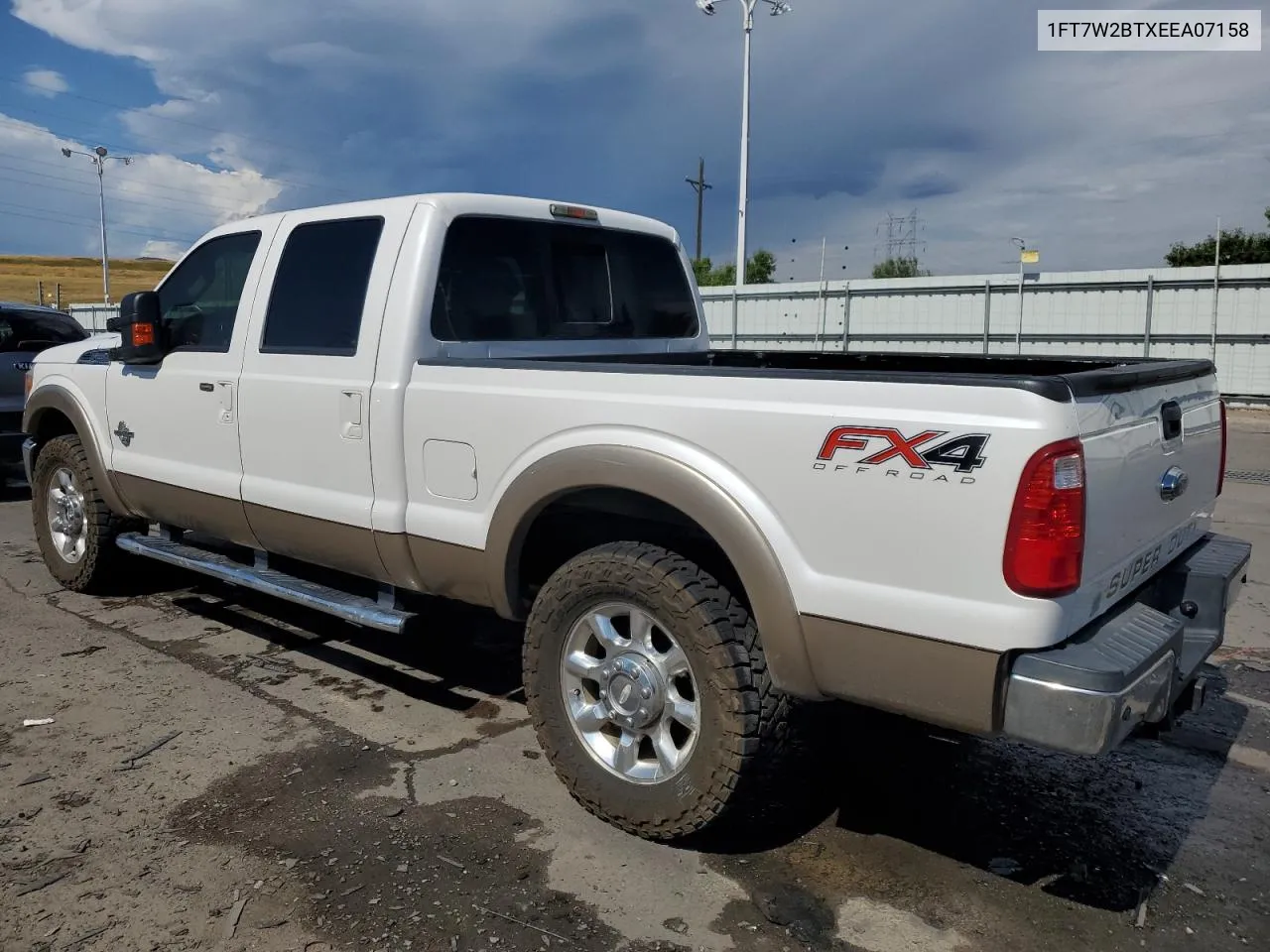 2014 Ford F250 Super Duty VIN: 1FT7W2BTXEEA07158 Lot: 66252434