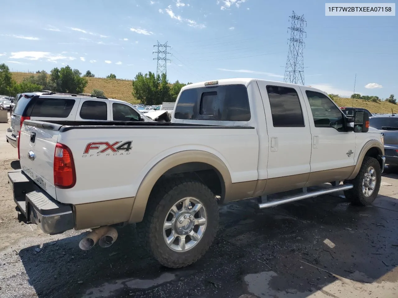 2014 Ford F250 Super Duty VIN: 1FT7W2BTXEEA07158 Lot: 66252434