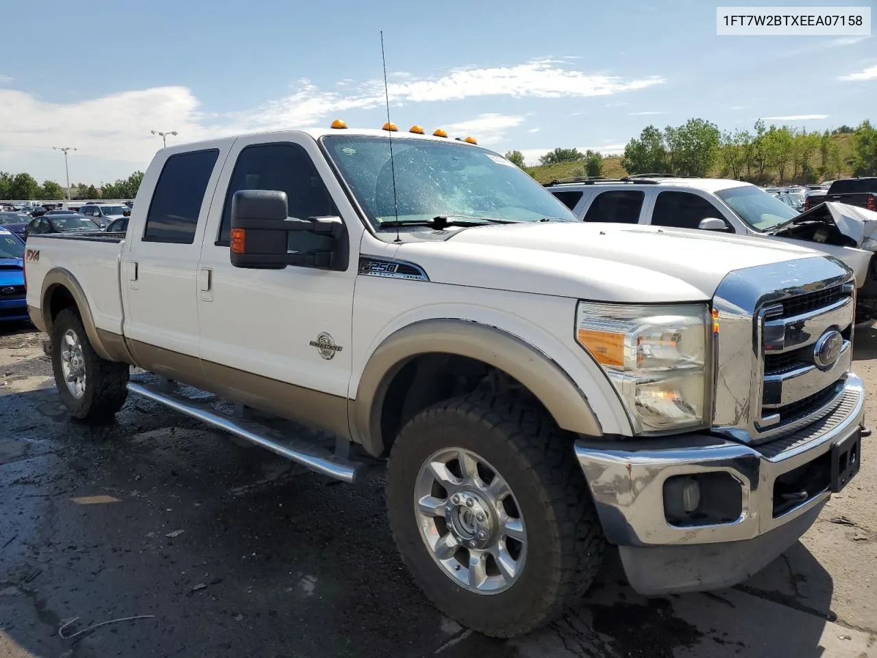 1FT7W2BTXEEA07158 2014 Ford F250 Super Duty