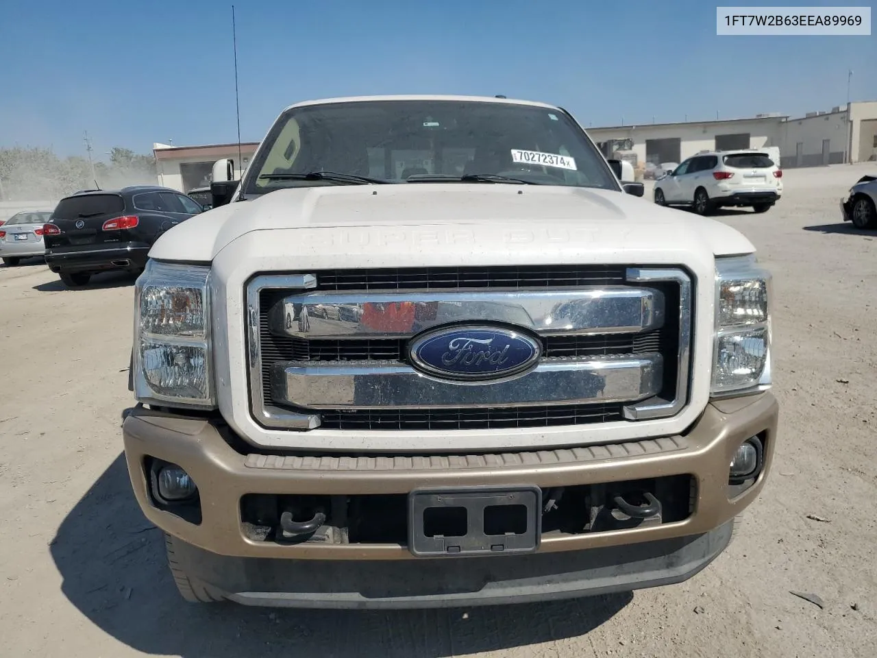 2014 Ford F250 Super Duty VIN: 1FT7W2B63EEA89969 Lot: 70272374