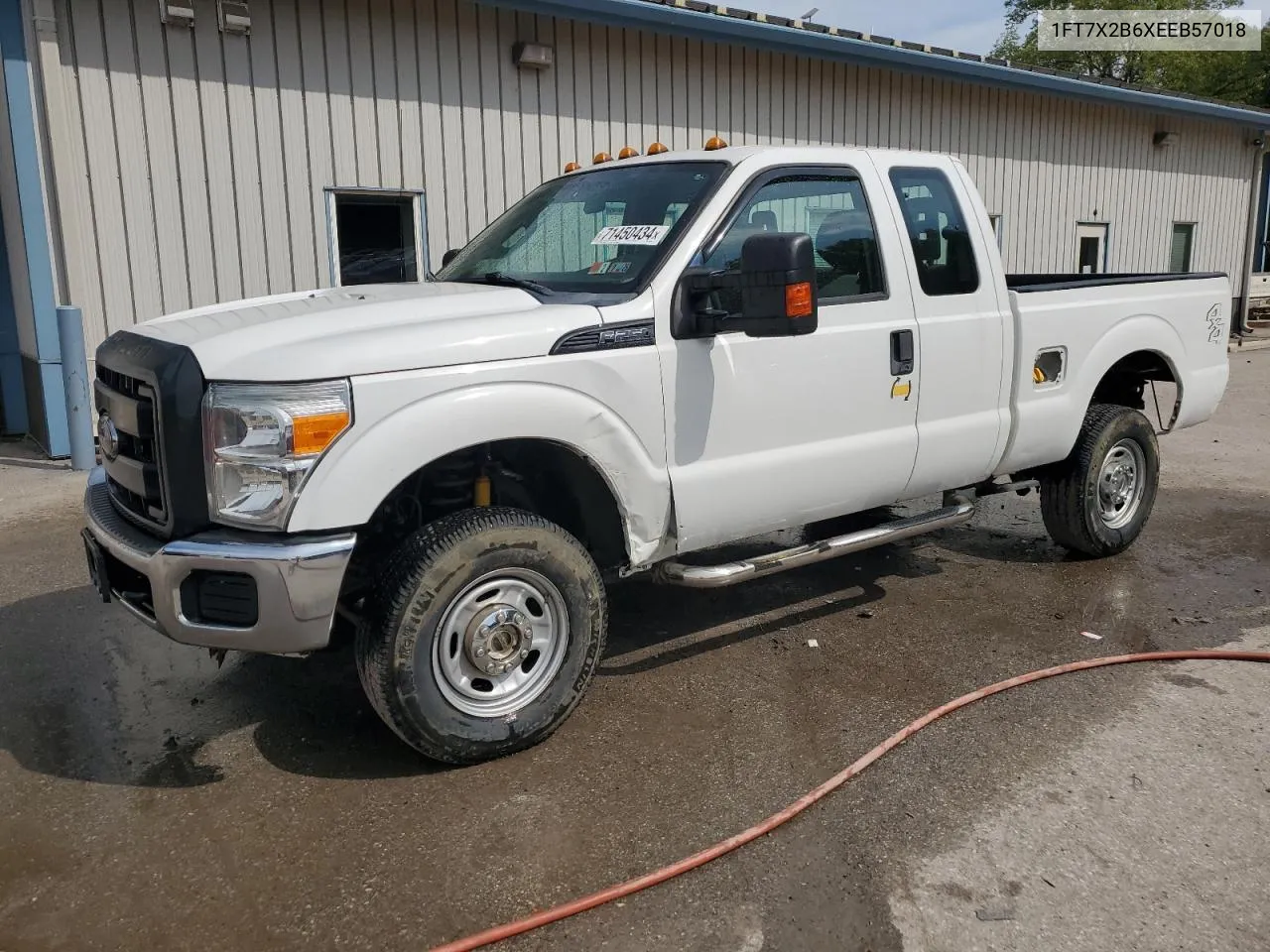 2014 Ford F250 Super Duty VIN: 1FT7X2B6XEEB57018 Lot: 71450434