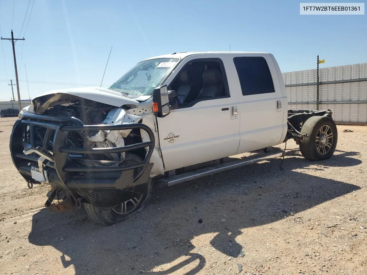 2014 Ford F250 Super Duty VIN: 1FT7W2BT6EEB01361 Lot: 72119564