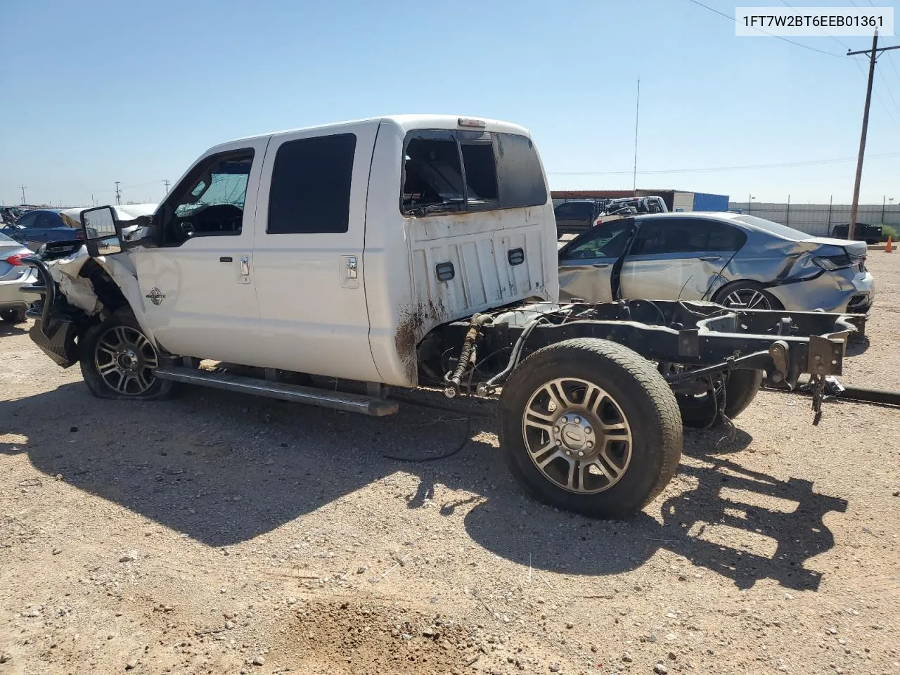 2014 Ford F250 Super Duty VIN: 1FT7W2BT6EEB01361 Lot: 72119564