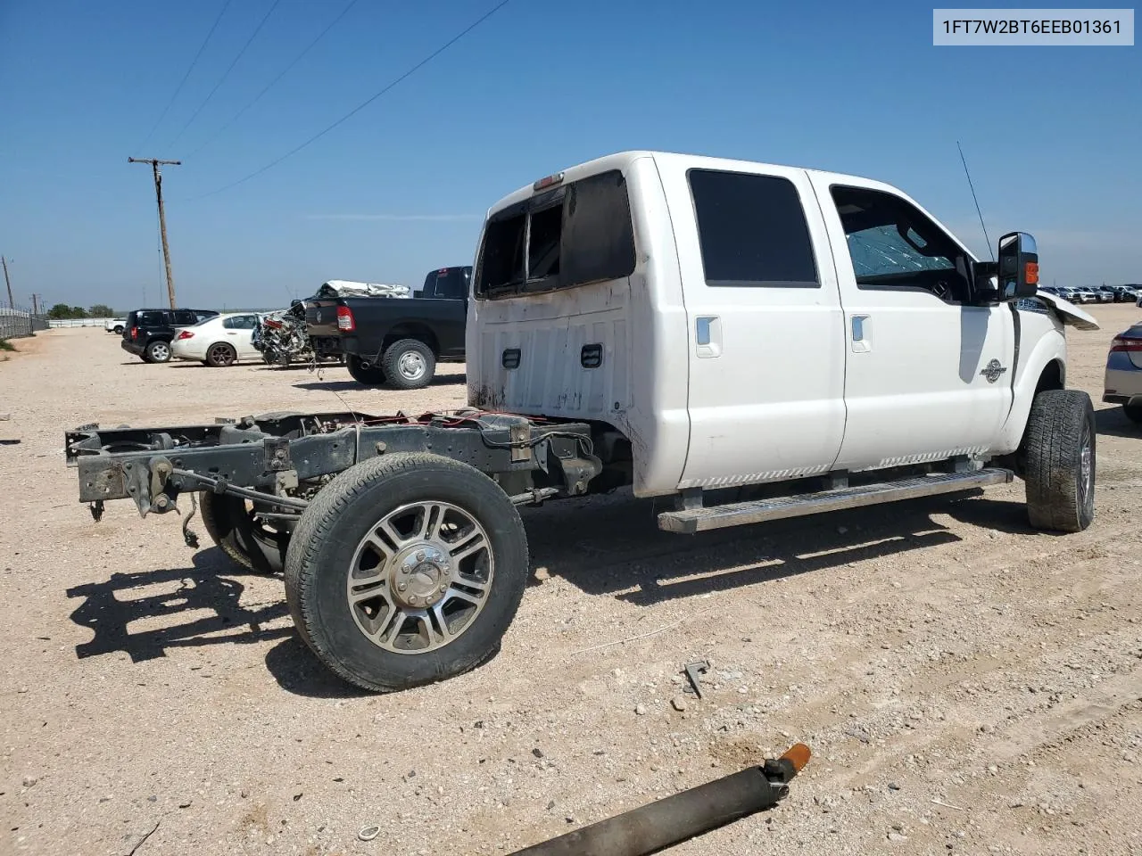 2014 Ford F250 Super Duty VIN: 1FT7W2BT6EEB01361 Lot: 72119564