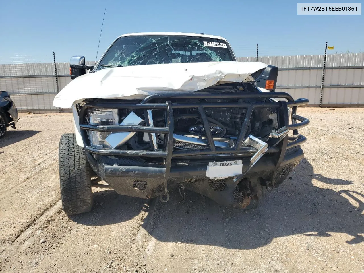 1FT7W2BT6EEB01361 2014 Ford F250 Super Duty